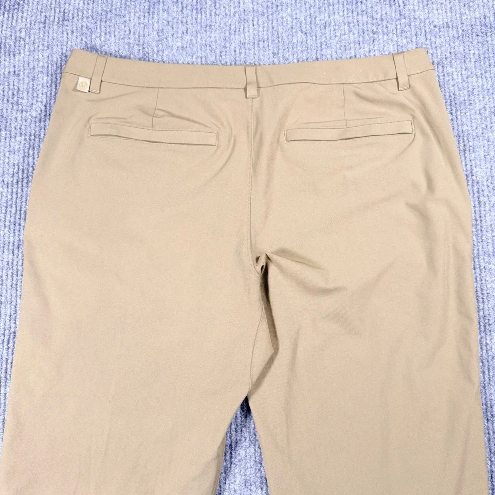 Lululemon Commission Pant Classic 38 Tan Khaki Warpstreme Chino Trousers 38x28